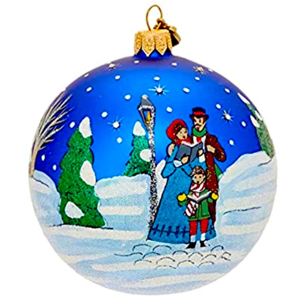 Reed & Barton Christmas Caroler's Ball Ornament